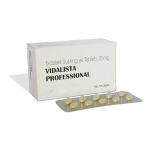 Buy Vidalista Professional 20mg (Tadalafil) & Get 20% Off